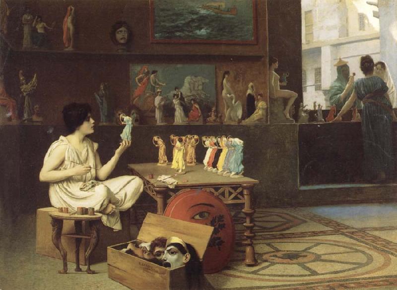 Jean-Leon Gerome Painting Breathes Life Into Sculpture China oil painting art